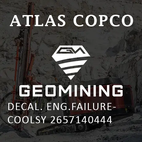 2657140444 НАКЛЕЙКА  ИНЖ.ОТКАЗ ОХЛАЖДЕНИЯ Atlas Copco / Epiroc