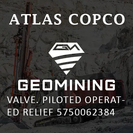 5750062384 КЛАПАН  УПРАВЛЯЕМЫЙ ПРЕДОХРАНИТЕЛЬНЫЙ Atlas Copco / Epiroc