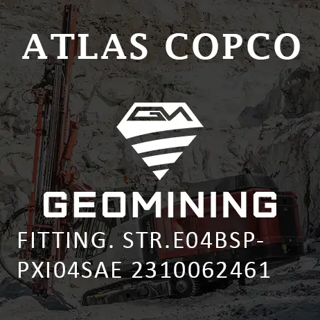 2310062461 ФИТИНГ  STR E04BSPPXI04SAE Atlas Copco / Epiroc