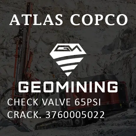 3760005022 ОБРАТНЫЙ КЛАПАН 65PSI ТРЕЩИНА. Atlas Copco / Epiroc