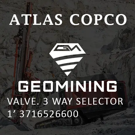 3716526600 КЛАПАН  3-ХОДОВОЙ СЕЛЕКТОР 1' Atlas Copco / Epiroc