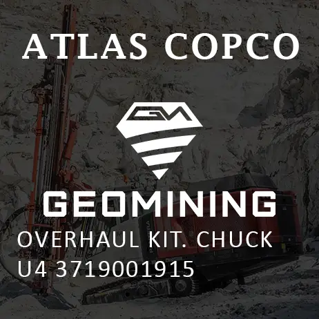 3719001915 КОМПЛЕКТ ДЛЯ РЕМОНТА  ПАТРОН U4 Atlas Copco / Epiroc