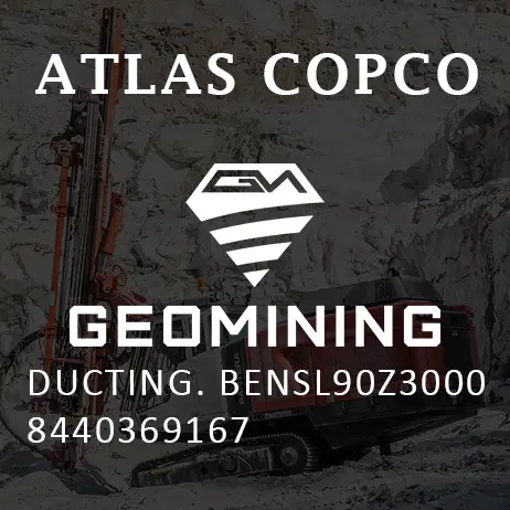 8440369167 ВОЗДУХОВОДЫ  BENSL90Z3000 Atlas Copco / Epiroc