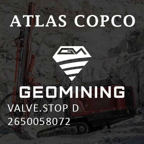 2650058072 КЛАПАН  СТОП D Atlas Copco / Epiroc