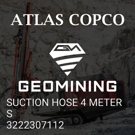 3222307112 ВСАСЫВАЮЩИЙ ШЛАНГ 4 МЕТРА Atlas Copco / Epiroc