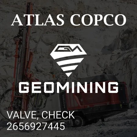 2656927445 КЛАПАН, ЗАПОРНЫЙ Atlas Copco / Epiroc