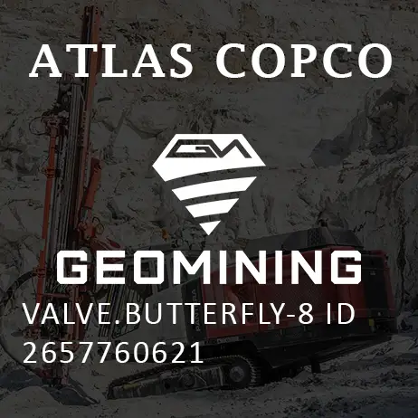 2657760621 КЛАПАН БАБОЧКА-8 ID Atlas Copco / Epiroc