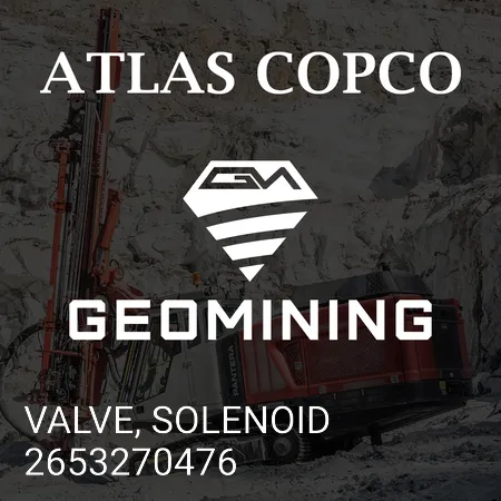 2653270476 КЛАПАН, ЭЛЕКТРОМАГНИТНЫЙ Atlas Copco / Epiroc