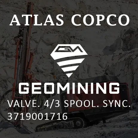 3719001716 КЛАПАН  4/3 ЗУБЧАТЫЙ  СИНХРОНИЗИРОВАННЫЙ. Atlas Copco / Epiroc