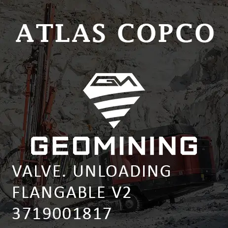 3719001817 КЛАПАН РАЗГРУЗОЧНЫЙ ФЛАНЦЕВЫЙ V2 Atlas Copco / Epiroc