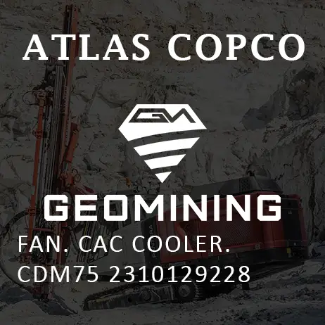 2310129228 ВЕНТИЛЯТОР  ОХЛАДИТЕЛЬ КОНДИЦИОНЕРА  CDM75 Atlas Copco / Epiroc