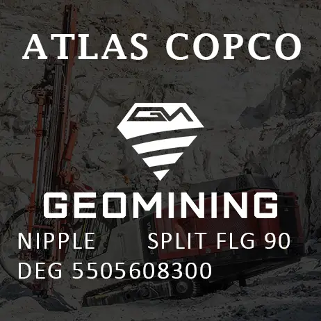 5505608300 НИППЕЛЬ РАЗРЕЗНОЙ FLG 90 ГРАДУСОВ Atlas Copco / Epiroc