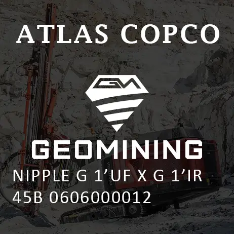 0606000012 НИППЕЛЬ G 1'UF XG 1'IR 45B Atlas Copco / Epiroc