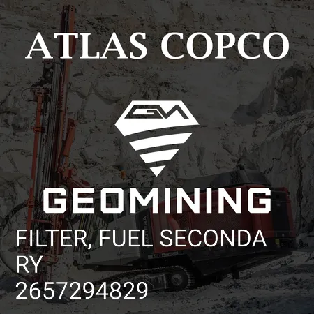 2657294829 ФИЛЬТР ТОПЛИВНЫЙ ВТОРИЧНЫЙ Atlas Copco / Epiroc