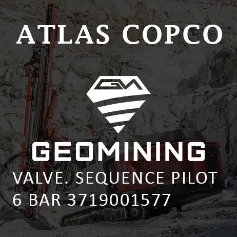 3719001577 КЛАПАН  ПОСЛЕДОВАТЕЛЬНЫЙ ПИЛОТ 6 БАР Atlas Copco / Epiroc