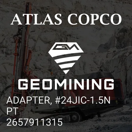 2657911315 ПЕРЕХОДНИК, #24JIC-1.5NPT Atlas Copco / Epiroc