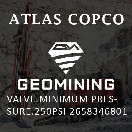 2658346801 КЛАПАН  МИНИМАЛЬНОЕ ДАВЛЕНИЕ  250PSI Atlas Copco / Epiroc
