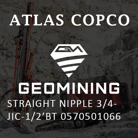 0570501066 ПРЯМОЙ НИППЕЛЬ 3/4JIC-1/2'BT Atlas Copco / Epiroc
