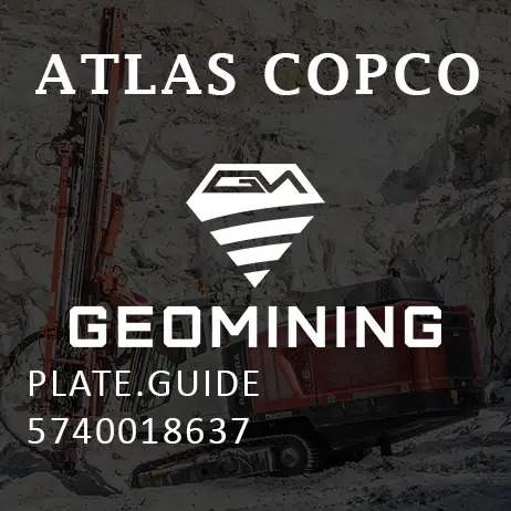 5740018637 ПЛАСТИНА  НАПРАВЛЯЮЩАЯ Atlas Copco / Epiroc