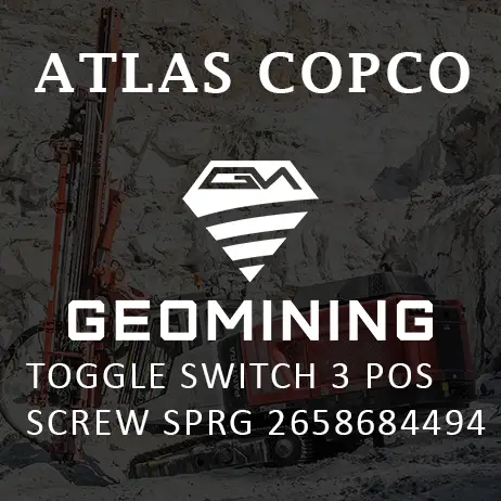 2658684494 ПЕРЕКЛЮЧАТЕЛЬ ТУМБЛЕР 3-ПОЗИЦИОННЫЙ ВИНТОВОЙ ПРУЖИННЫЙ Atlas Copco / Epiroc
