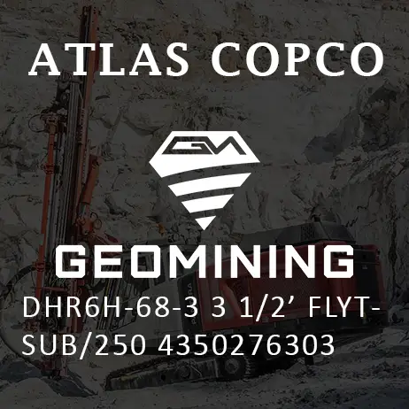 4350276303 DHR6H-68-3 3 1/2' FLYTSUB/250 Atlas Copco / Epiroc
