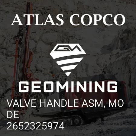 2652325974 РУКОЯТКА КЛАПАНА В СБОРЕ, РЕЖИМ Atlas Copco / Epiroc