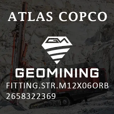 2658322369 ФИТИНГ STR M12X06ORB Atlas Copco / Epiroc