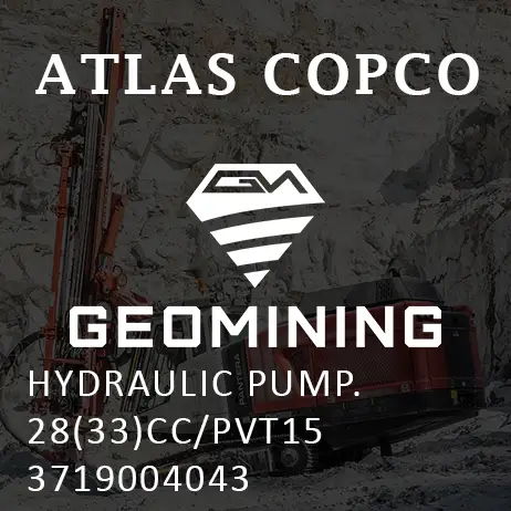 3719004043 ГИДРАВЛИЧЕСКИЙ НАСОС  28(33)CC/PVT15 Atlas Copco / Epiroc